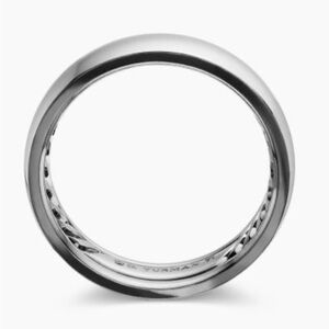Men's David Yurman DY Classic Band in Grey Titanium, Size 8    6mm band